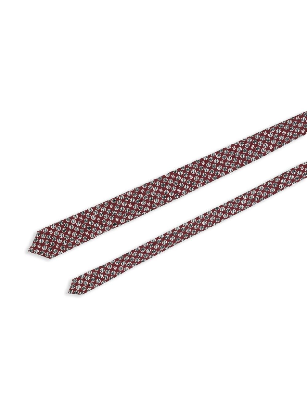 patterned-jacquard tie - 3