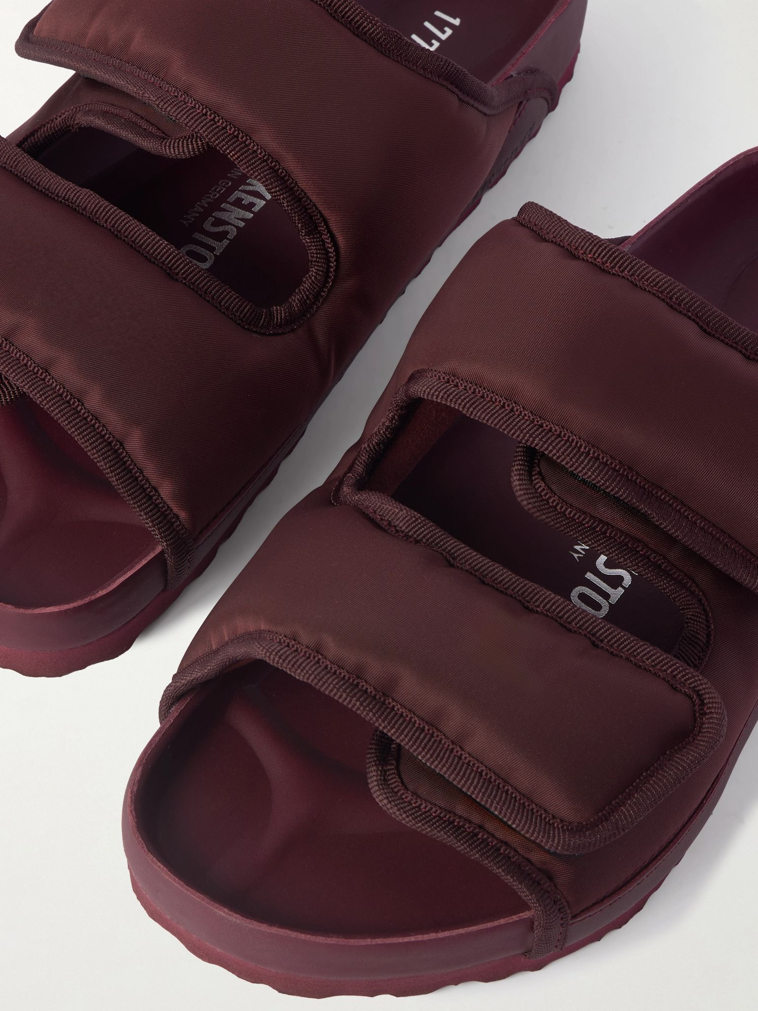 Arizona Cosy Padded Shell Sandals Burgundy - 5