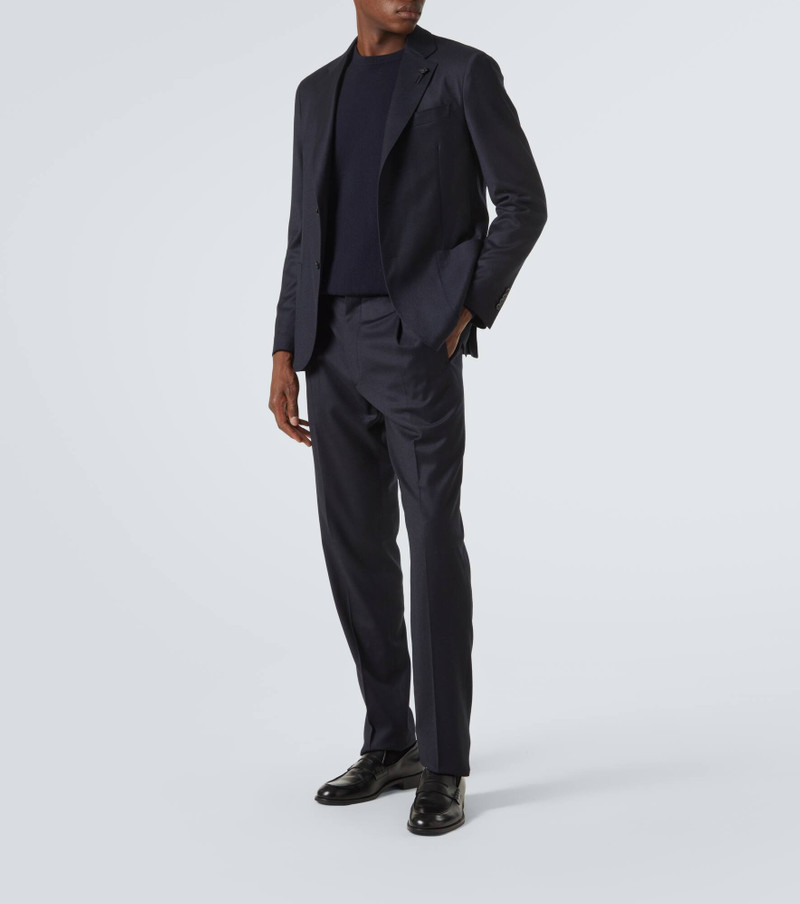 LARDINI Wool and cashmere blazer outlook