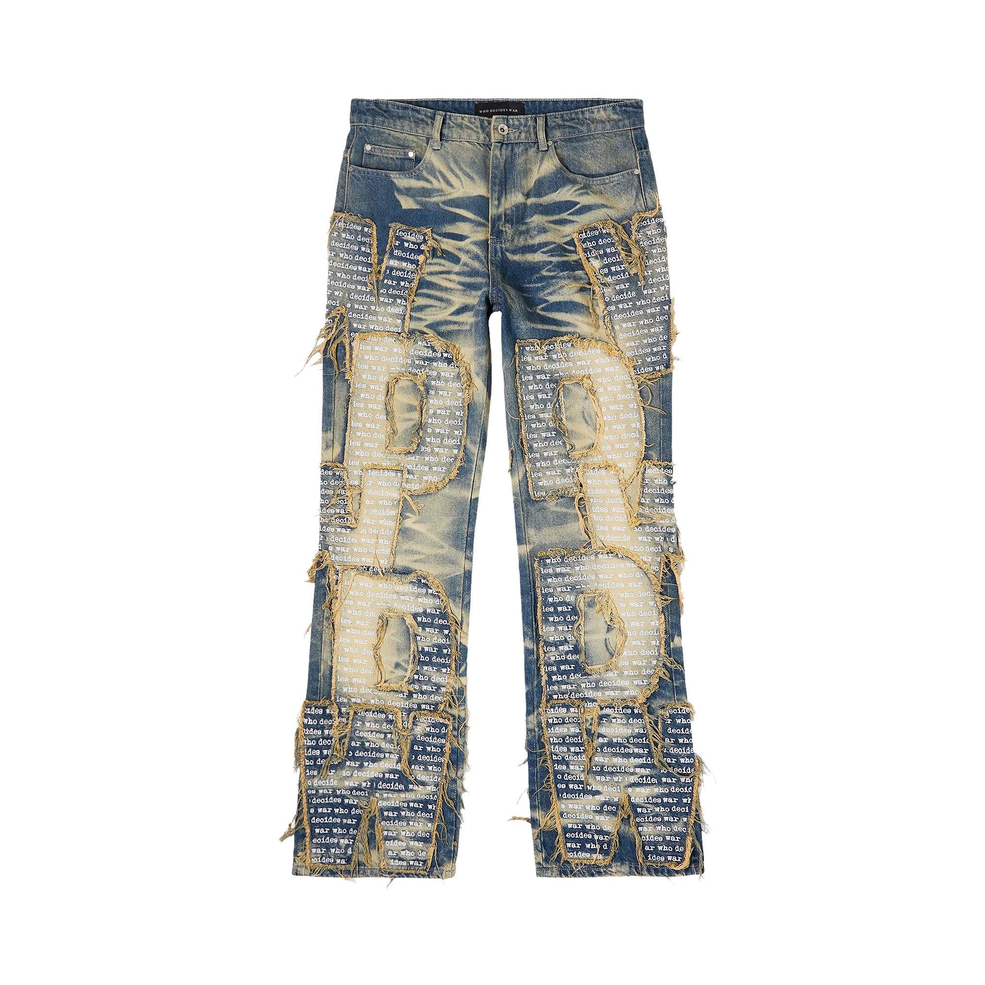 Who Decides War Overlay Jeans 'Denim' - 1