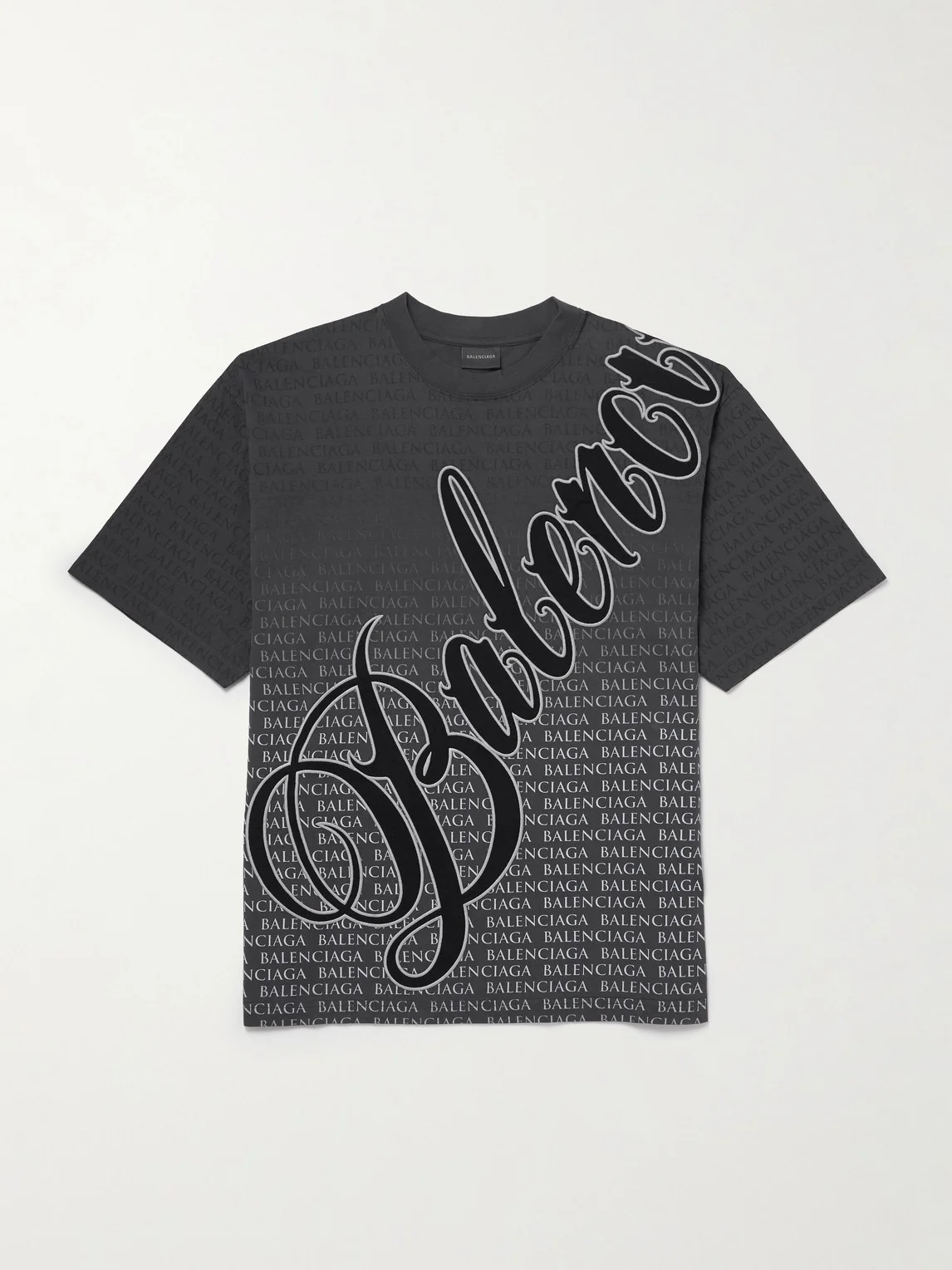 Logo-Appliquéd Printed Cotton-Jersey T-Shirt - 1
