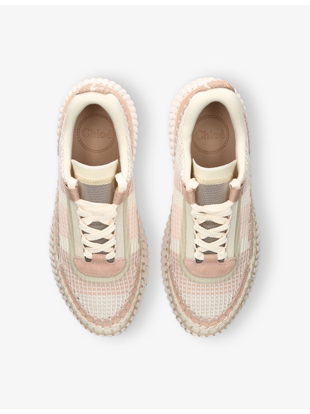 Nama Mesh and Suede Low-Top Trainers - 2