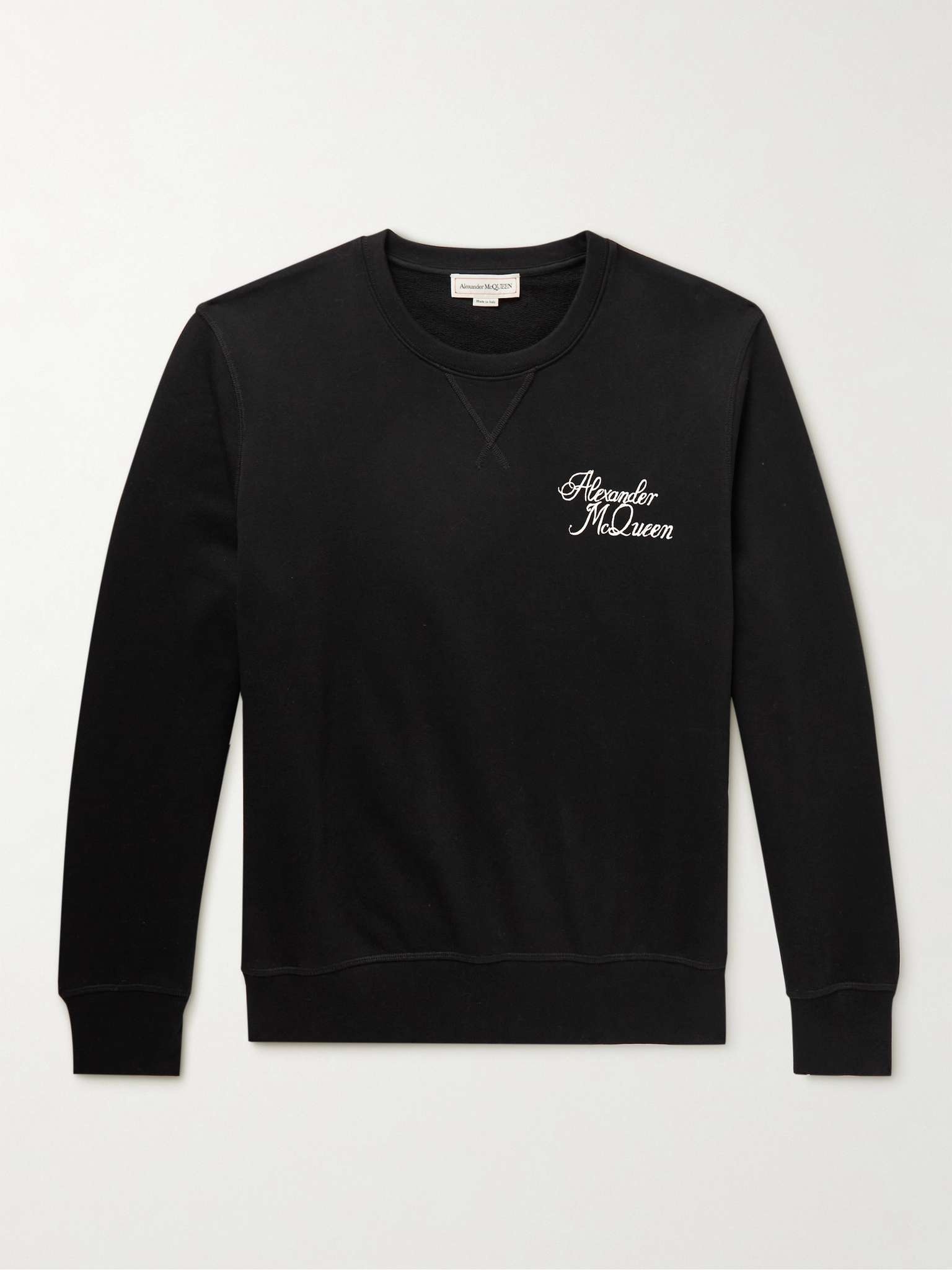Logo-Print Cotton-Jersey Sweatshirt - 1