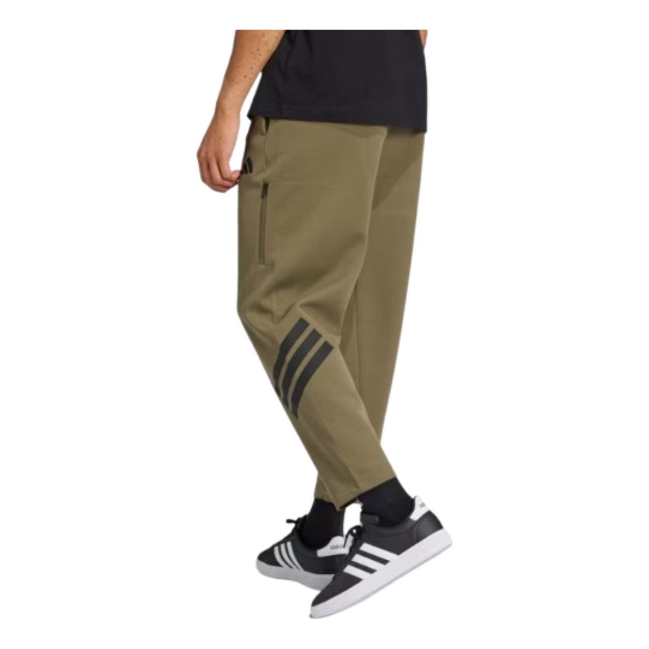 adidas Future Icons 3-Stripes Pocket Pants 'Green Black' JD4891 - 2