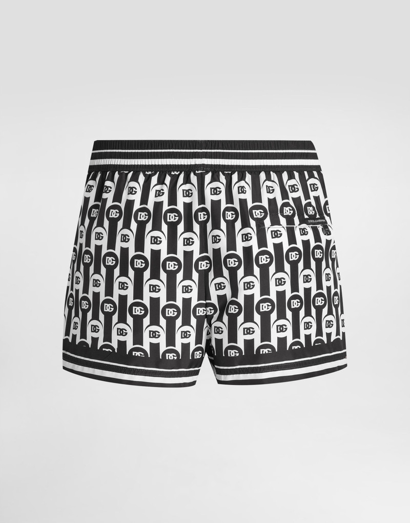 logo-pattern 수영 반바지 3