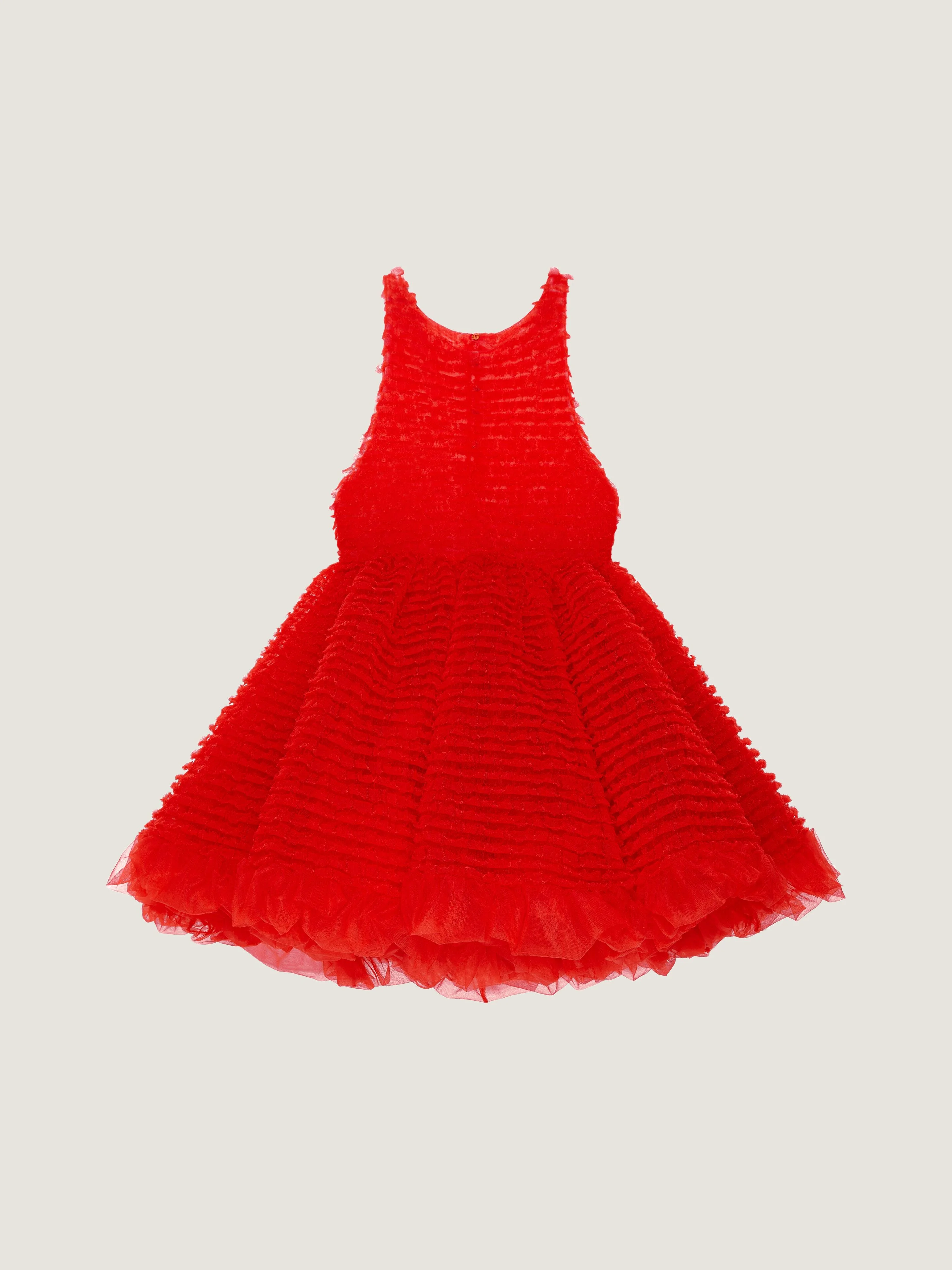 MINI BABYDOLL DRESS WITH NYLON FRILLS - 1