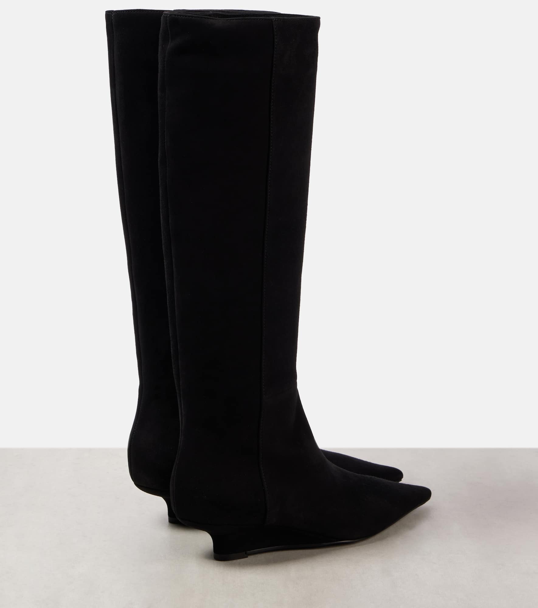 Sharp 40 suede knee-high boots - 2