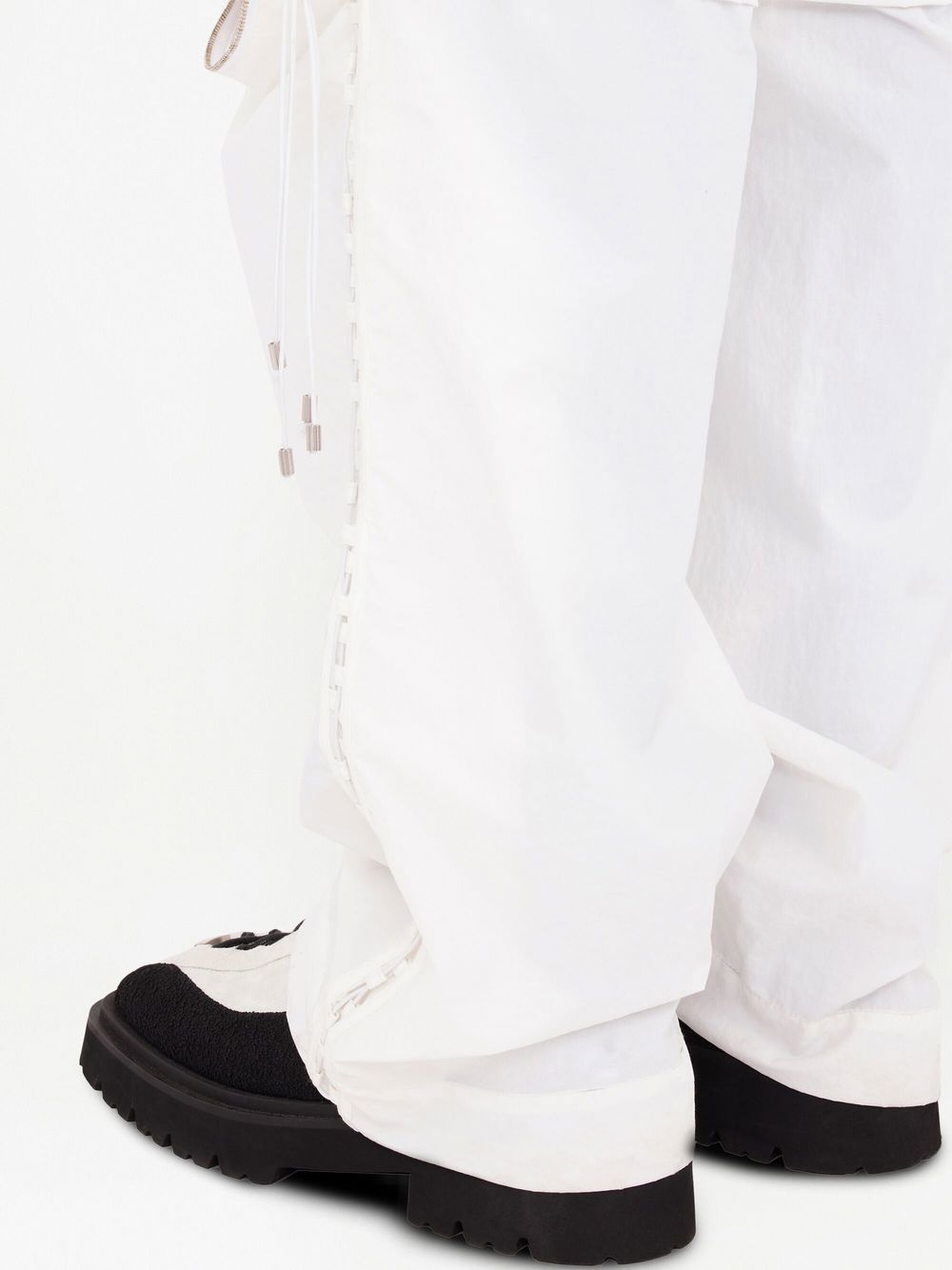 elasticated-waist cargo pants - 6