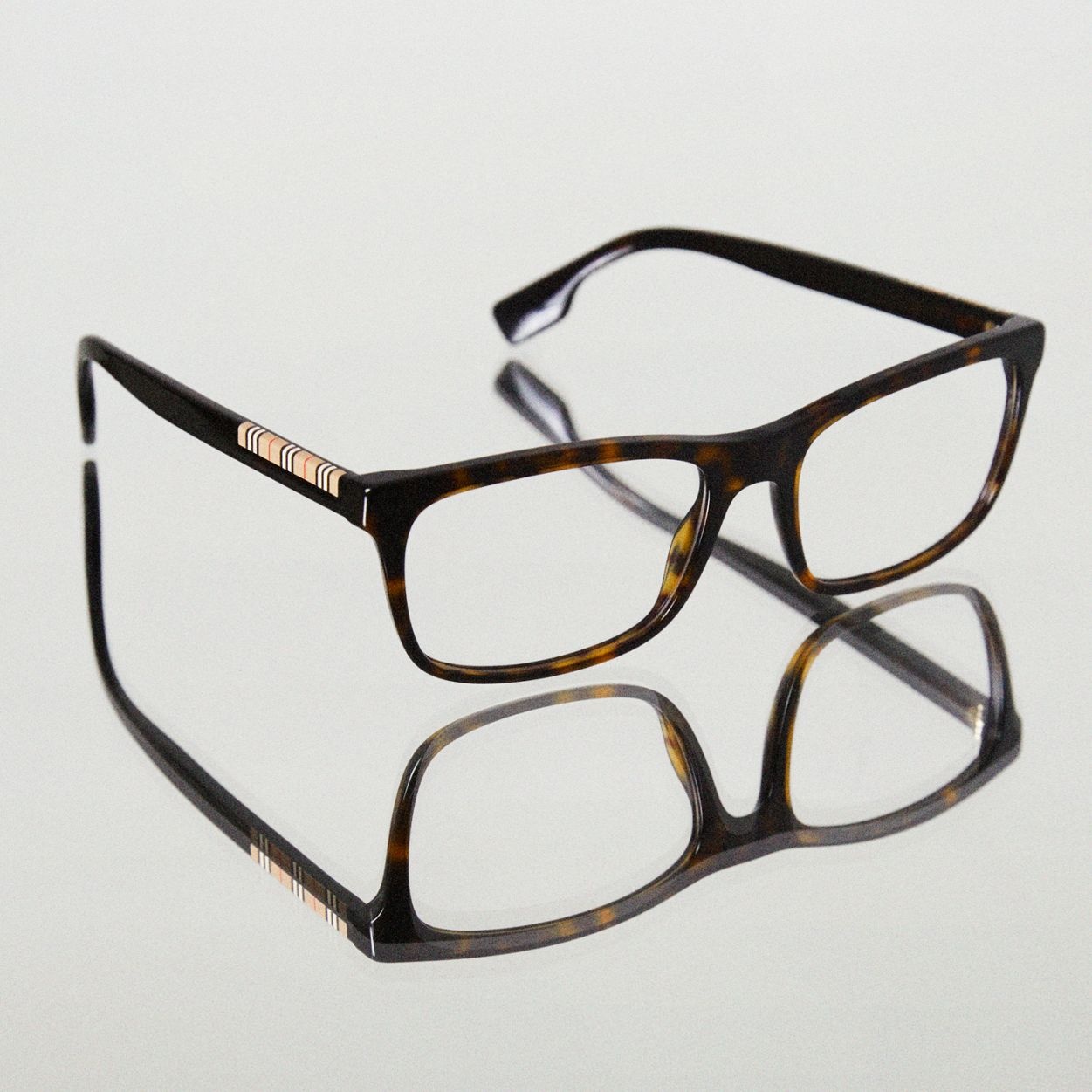 Icon Stripe Detail Rectangular Optical Frames - 6