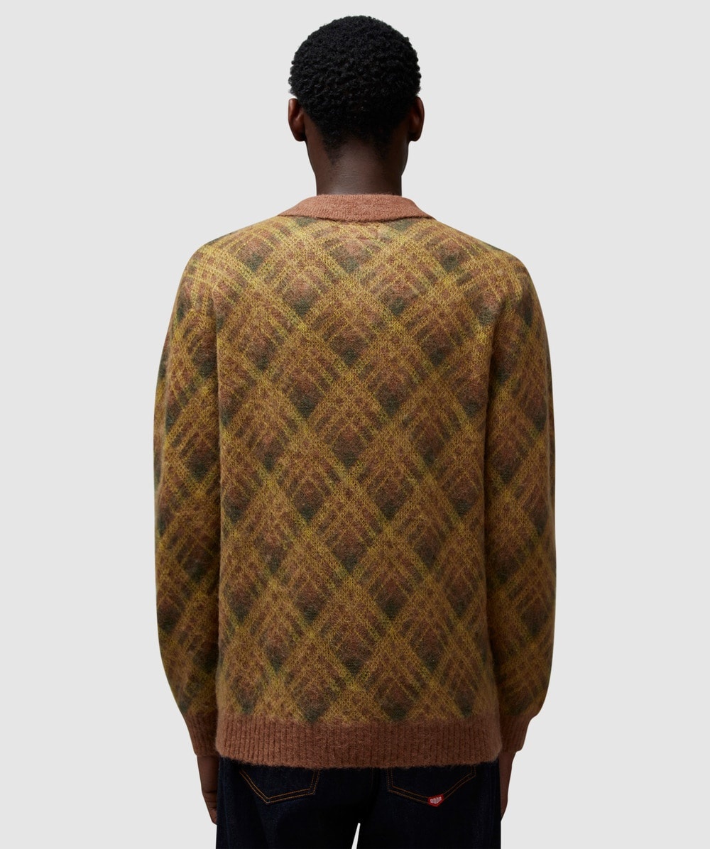 Long sleeve knitted polo shirt - 3