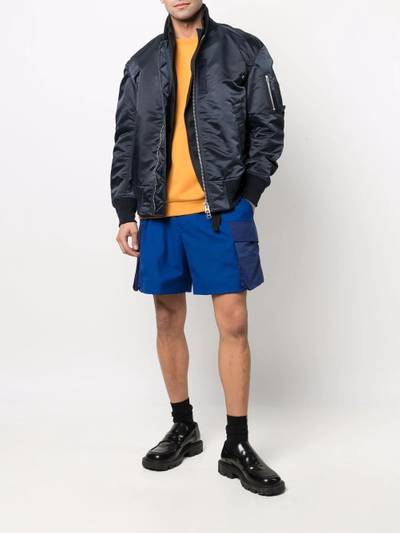 sacai belted cargo shorts outlook