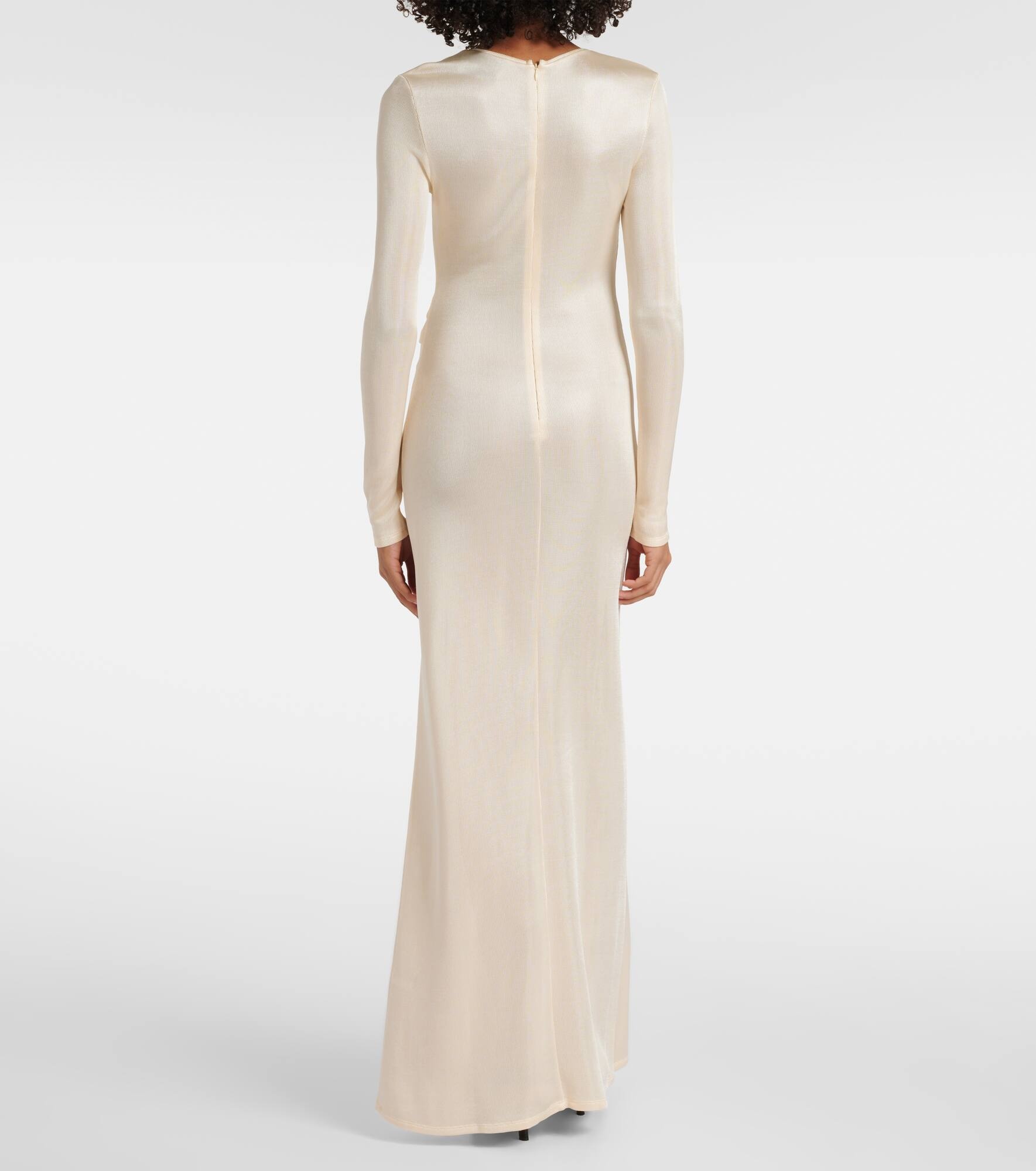 Luella draped jersey gown - 3