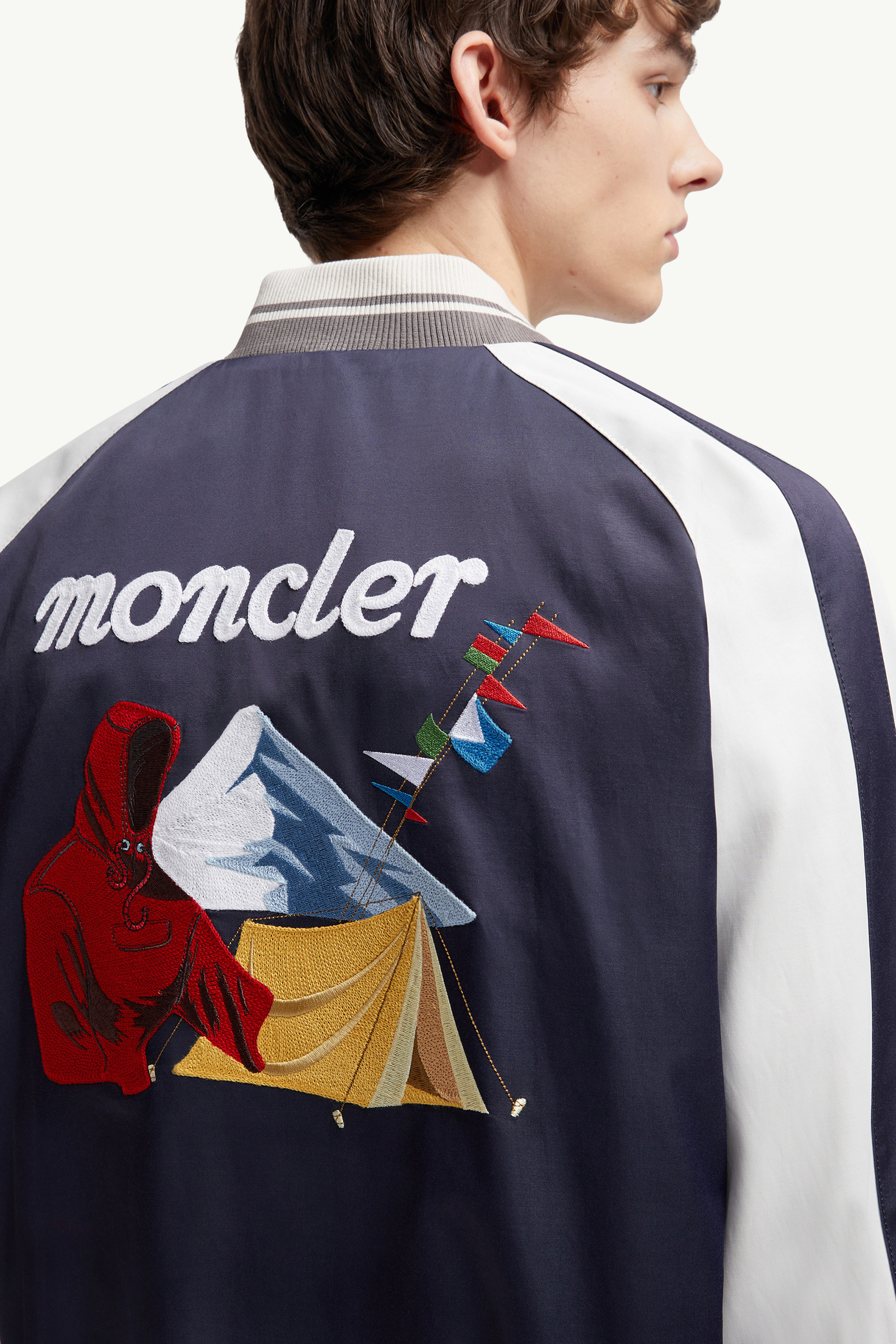 Moncler x Mercedes-Benz by NIGO Satet Reversible Satin Bomber - 7