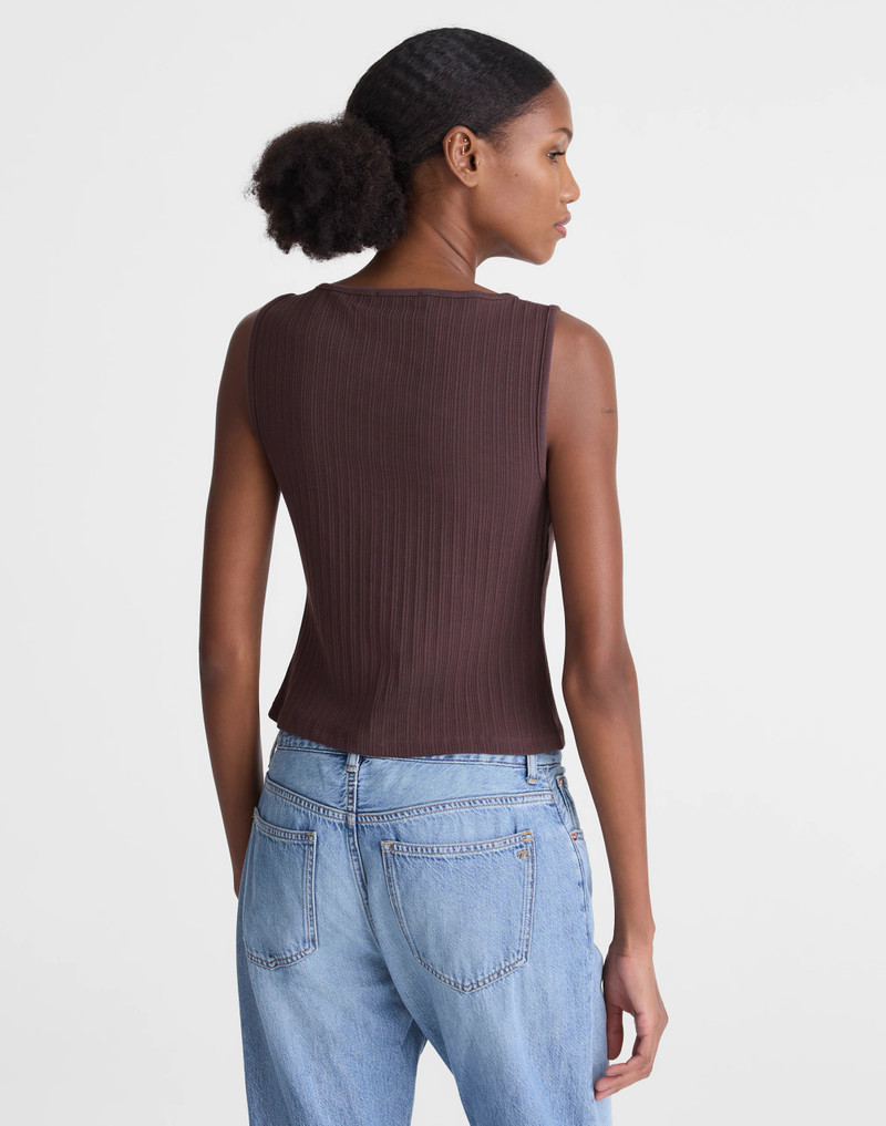 Madewell Ribbed Crewneck Shell Top outlook