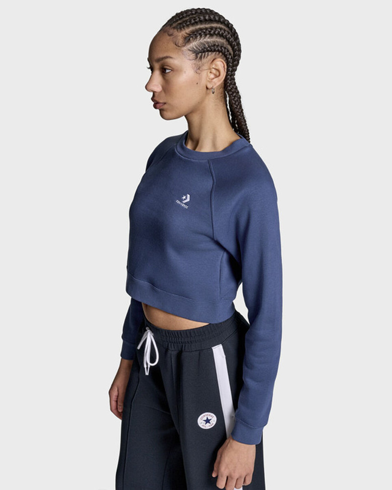 Star Chevron Cropped Crew Neck 7