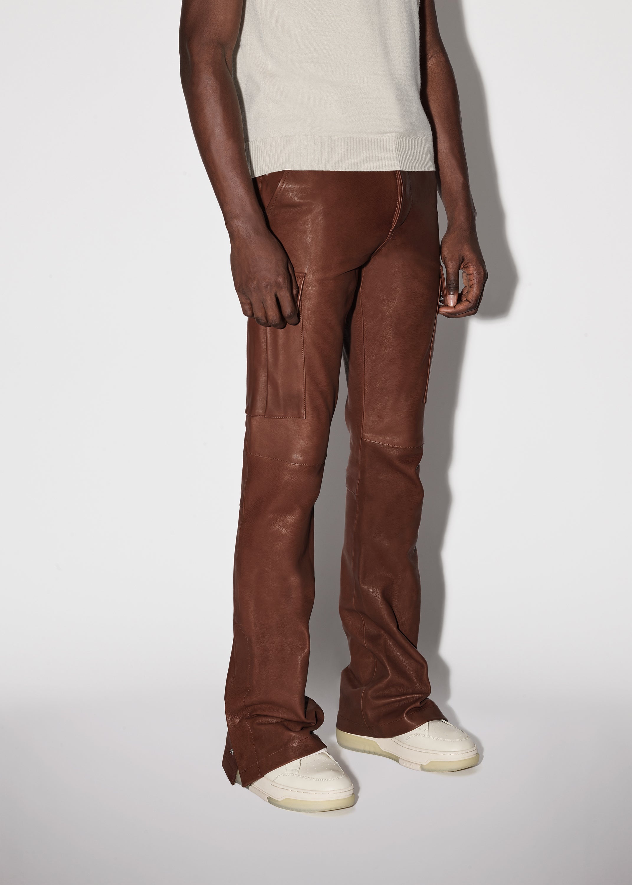 LEATHER CARGO FLARE - 3