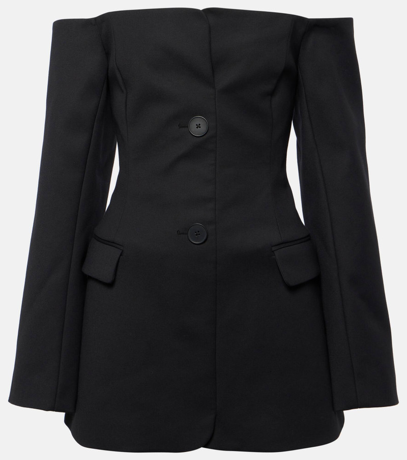 Sandrine off-shoulder blazer dress - 1
