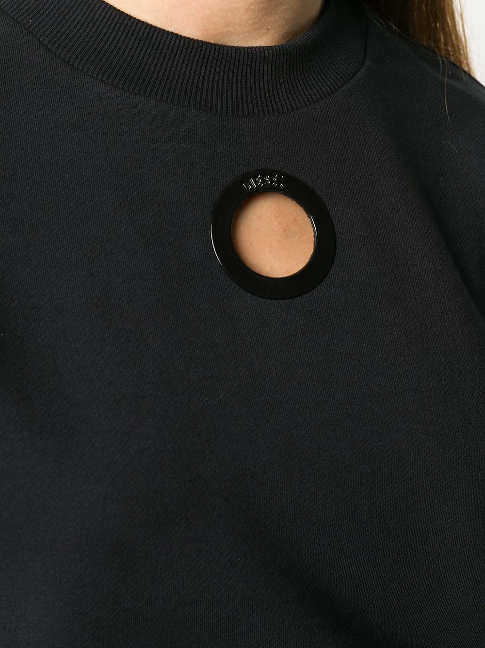 cut-detail sweatshirt - 5