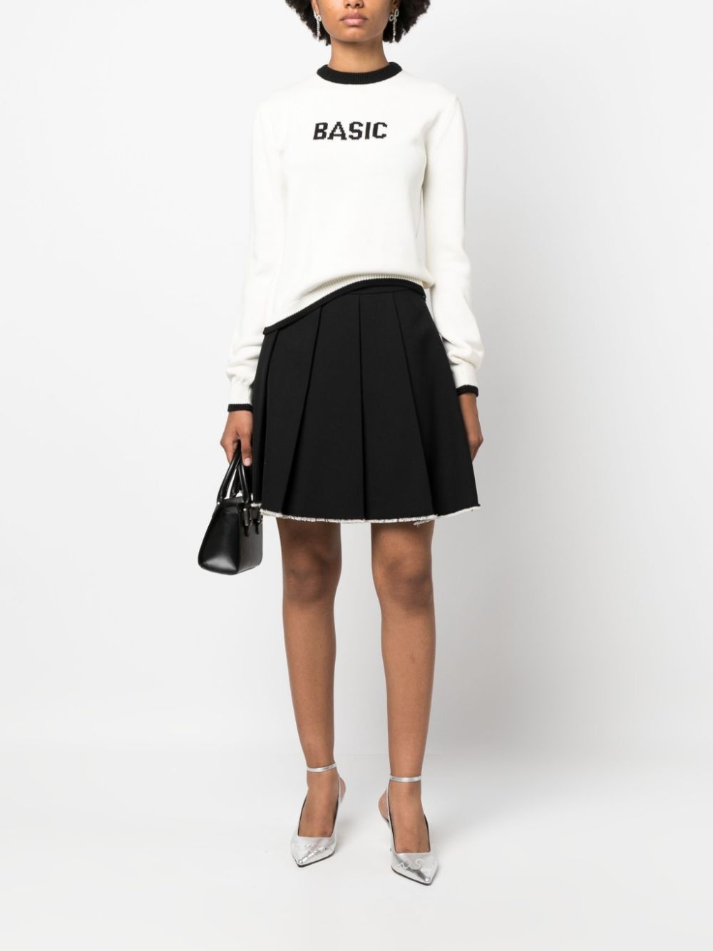 Basic patterned-jacquard jumper - 2