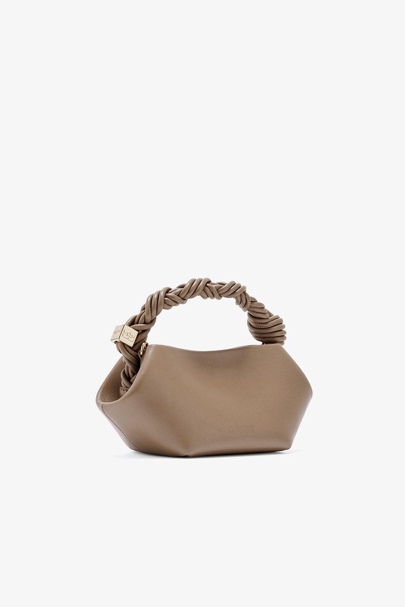 GANNI MINI BOU BAG IN BROWN outlook