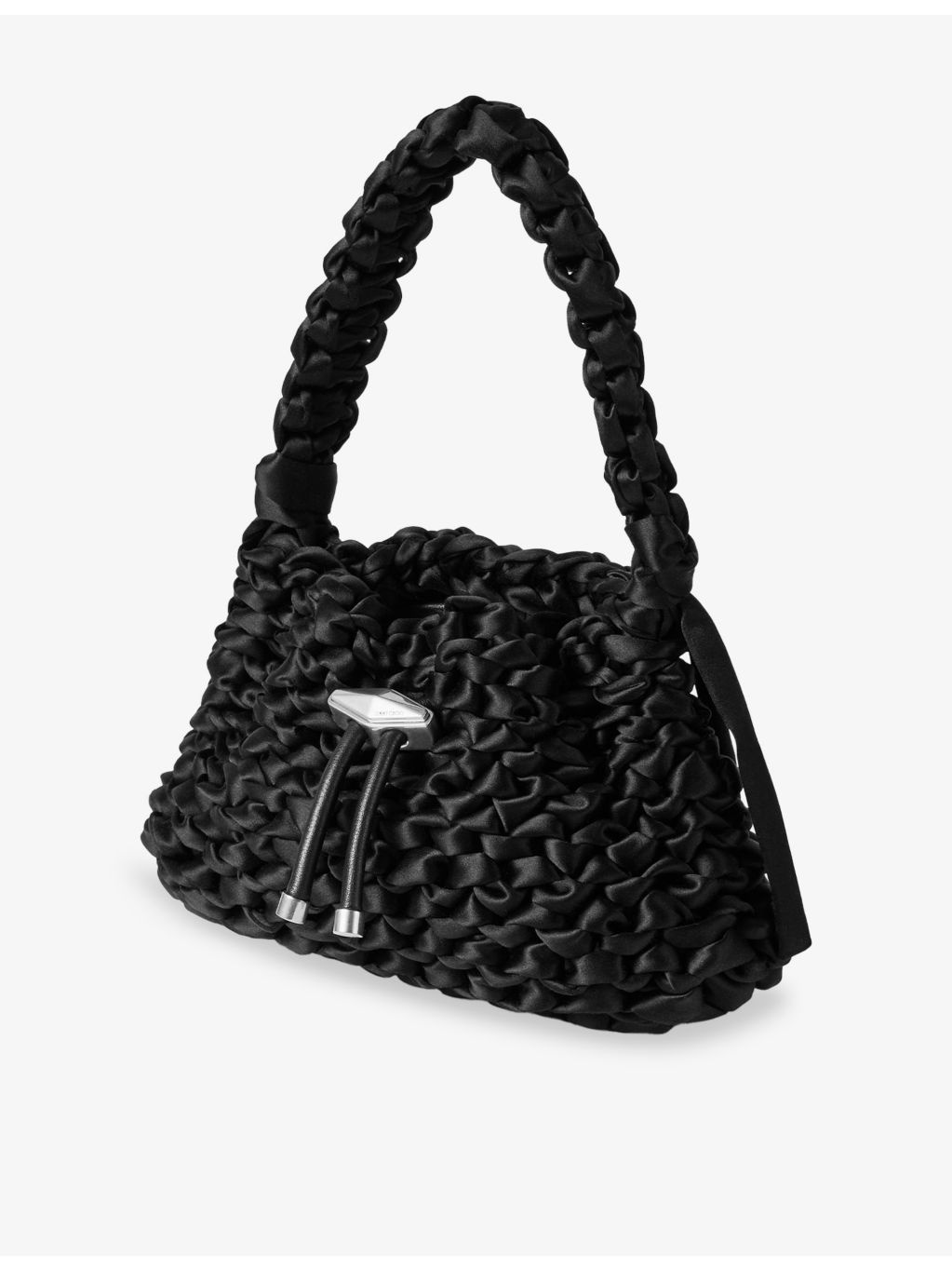 Cinch S Satin Shoulder Bag - 5