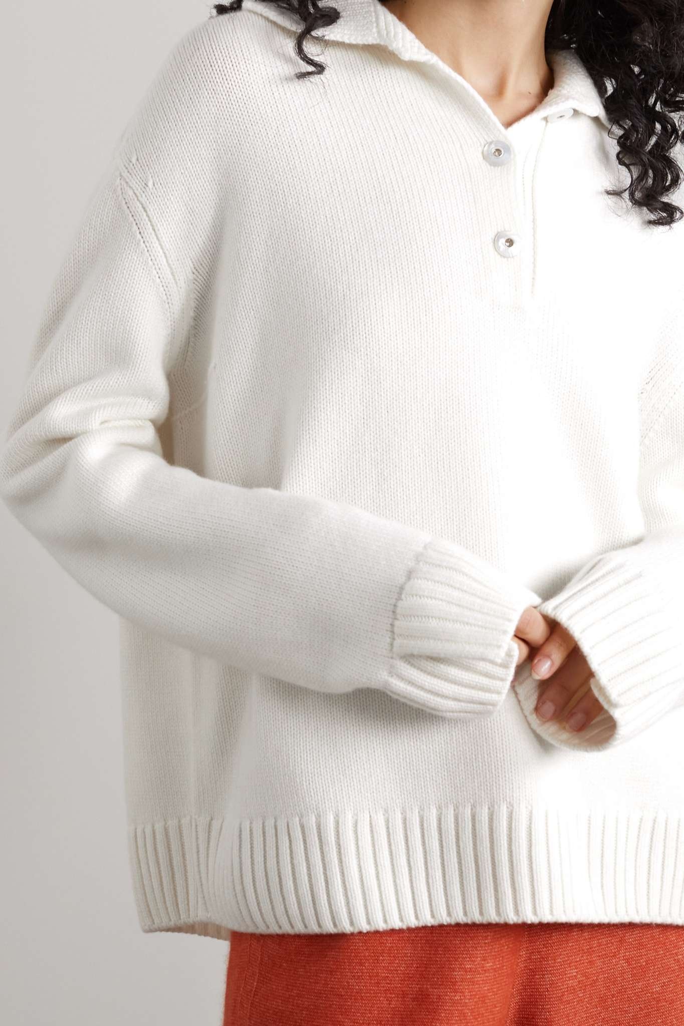 Berkeley cashmere polo sweater - 3