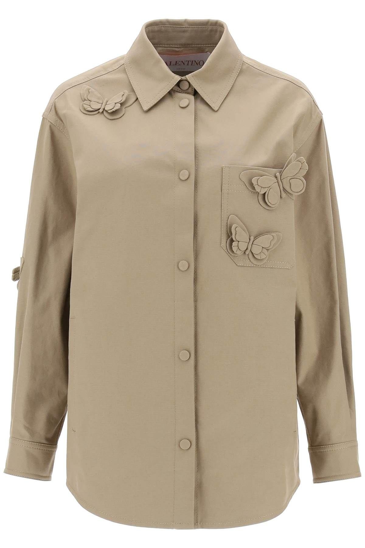 Stretch Cotton Canvas overshirt with high reliefs Valentino - 1