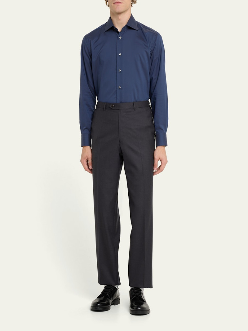 Brioni Men's Super 160s Wool Dress Pants outlook