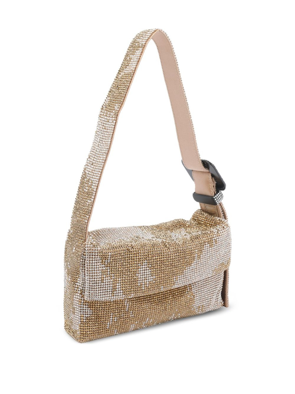 strass-embellished mini bag - 3