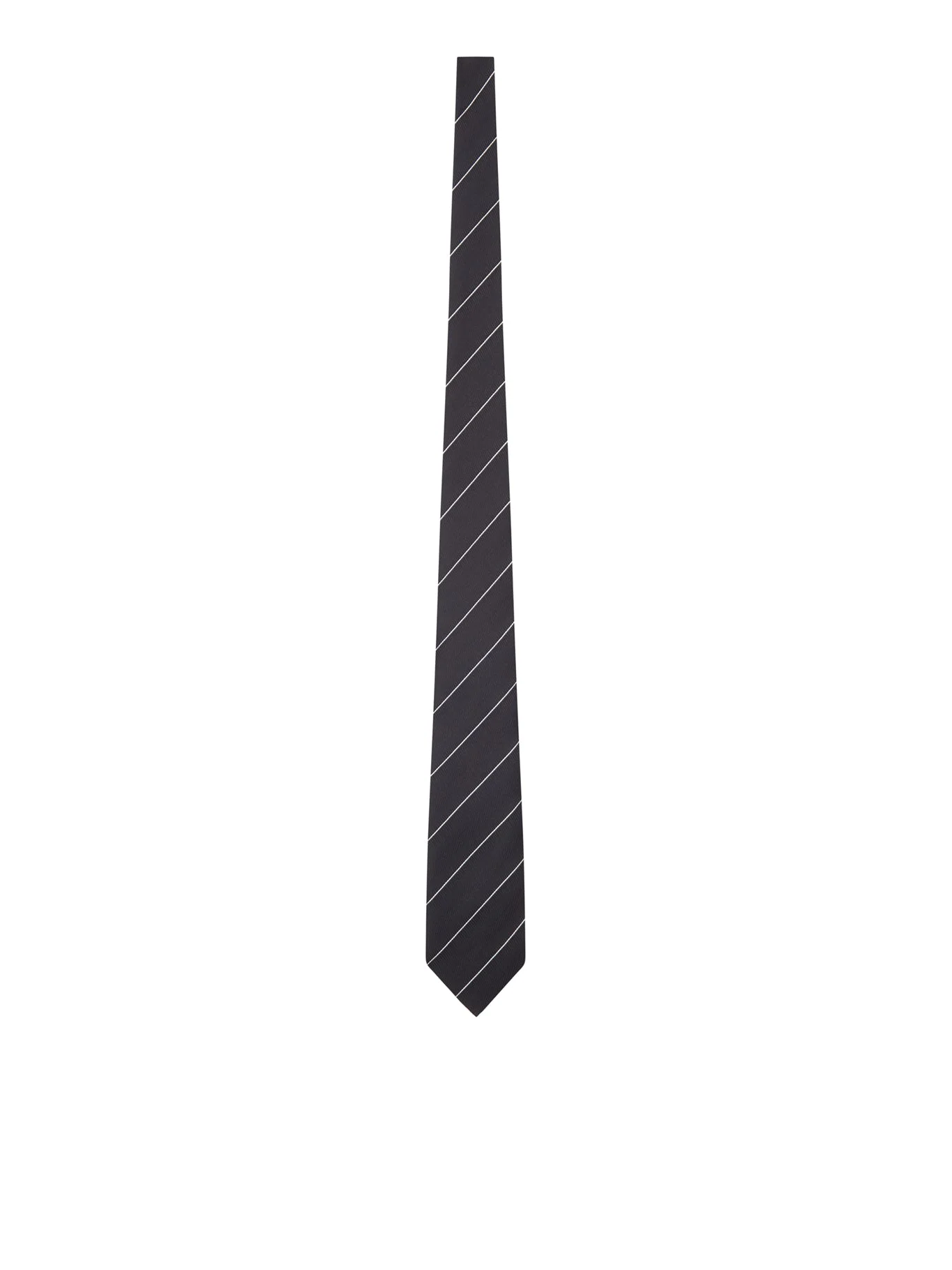 SILK TIE WITH GEOMETRIC PATTERN - 1