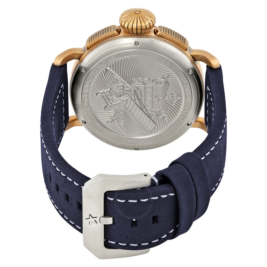 Zenith Pilot Type 20 Bronze Chronograph Automatic Blue Dial Men's Watch 29.2430.4069/57.C808 - 3