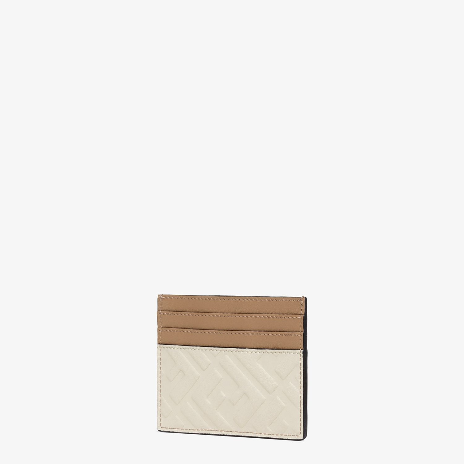 White leather card holder - 2