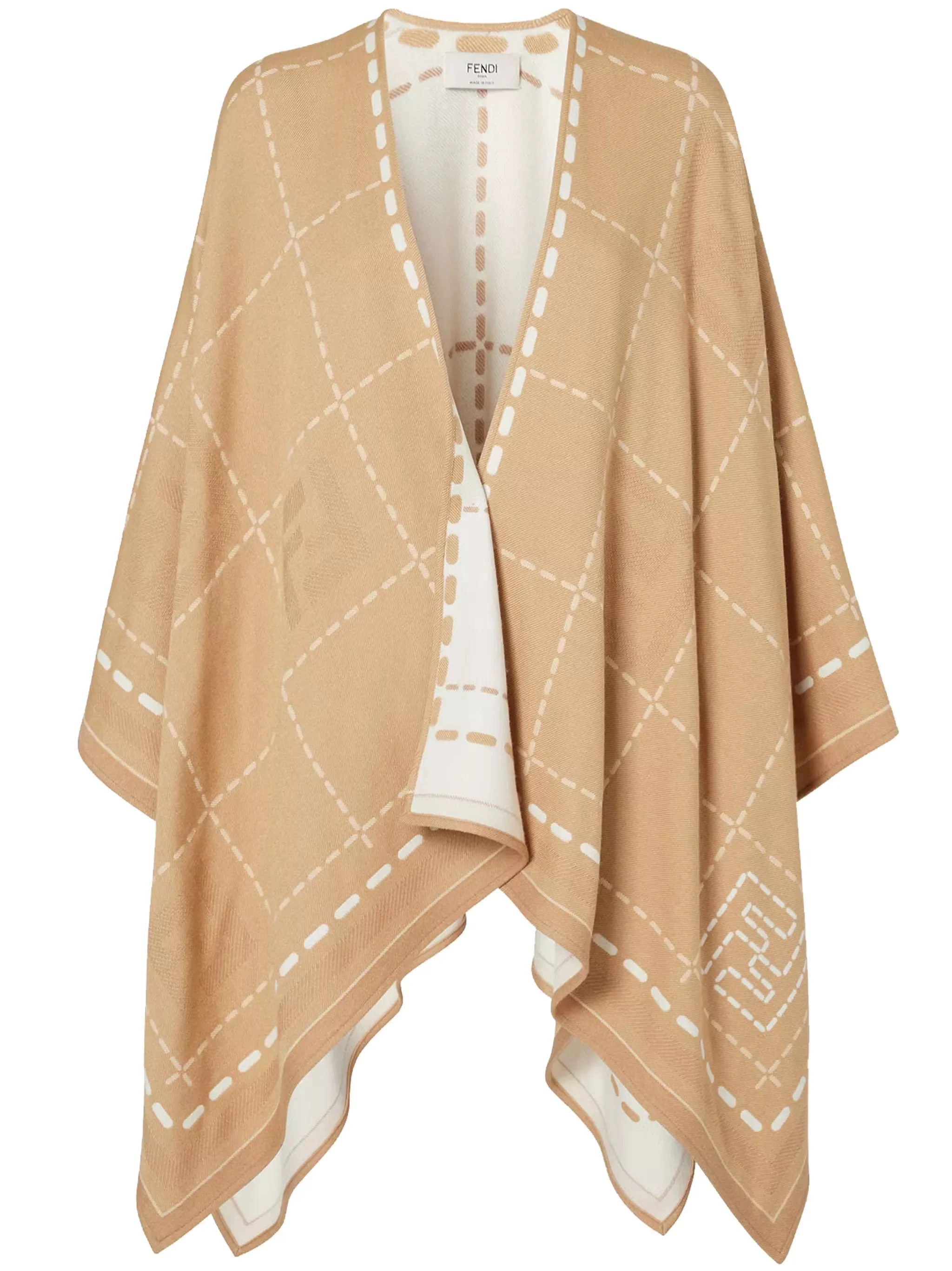 Macro Check Poncho - 1