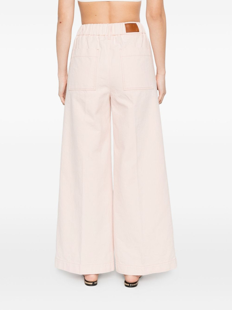 elastic-waist palazzo pants 4