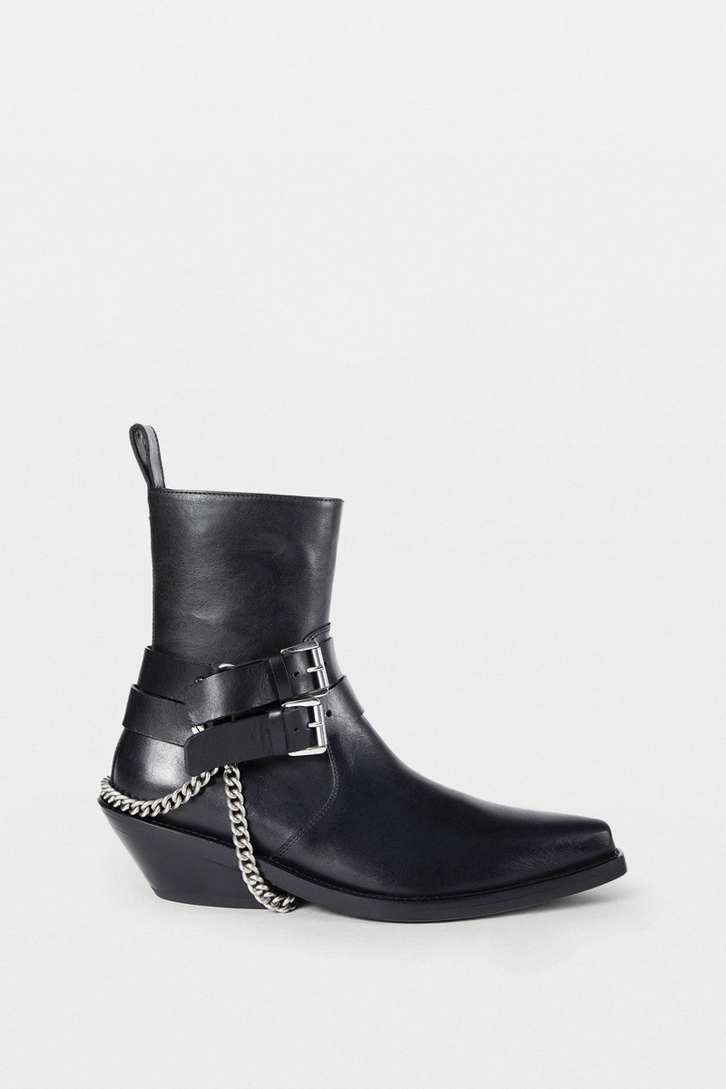 Ann Demeulemeester Kiril Santiago Ankle Boots with Belts outlook