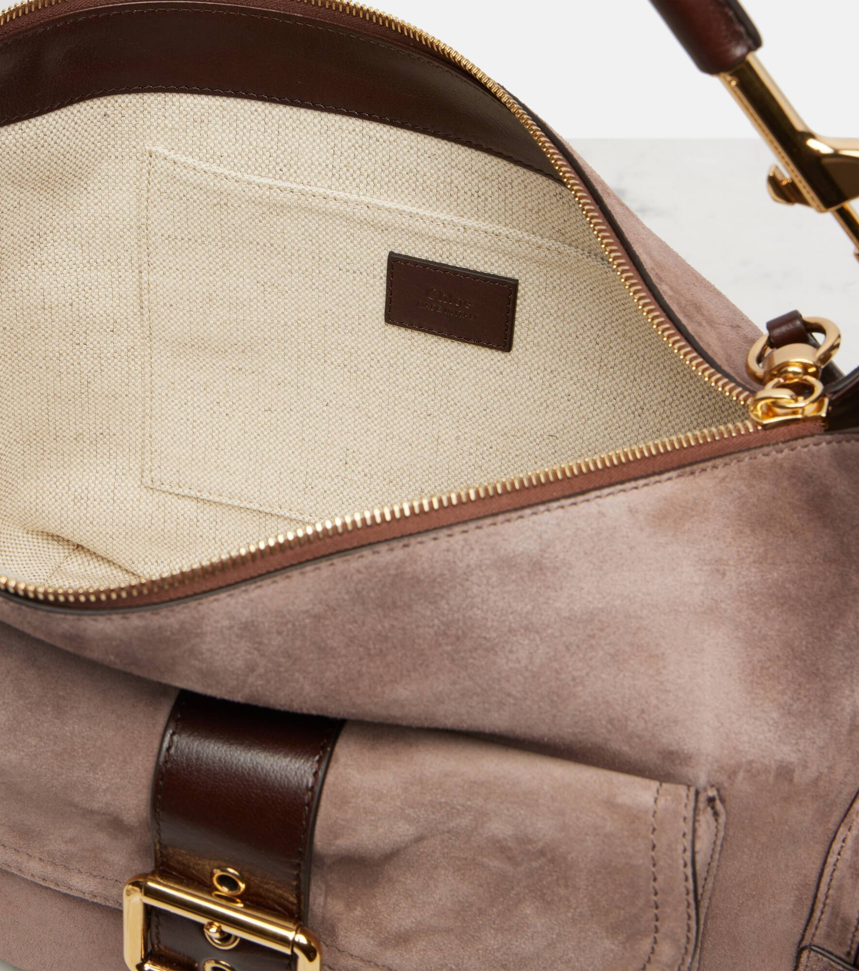 Suede camera bag - 3