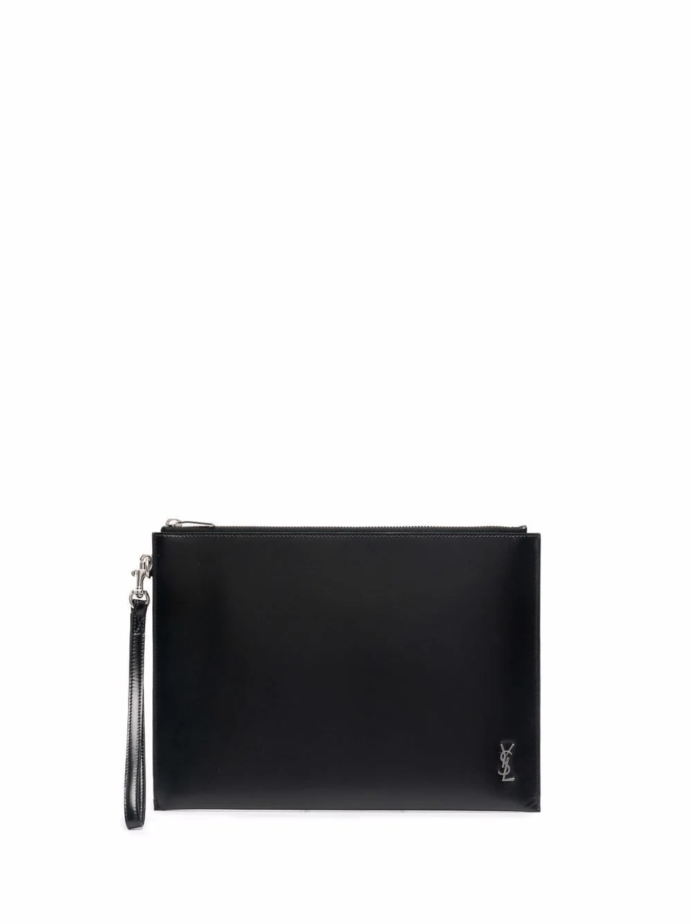 TINY CASSANDRE SMALL GLOSSY LEATHER TABLET CASE WITH ZIP - 1