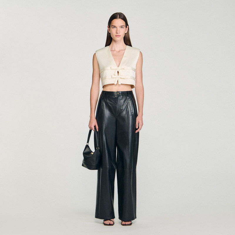 Sandro SATIN CROP TOP outlook
