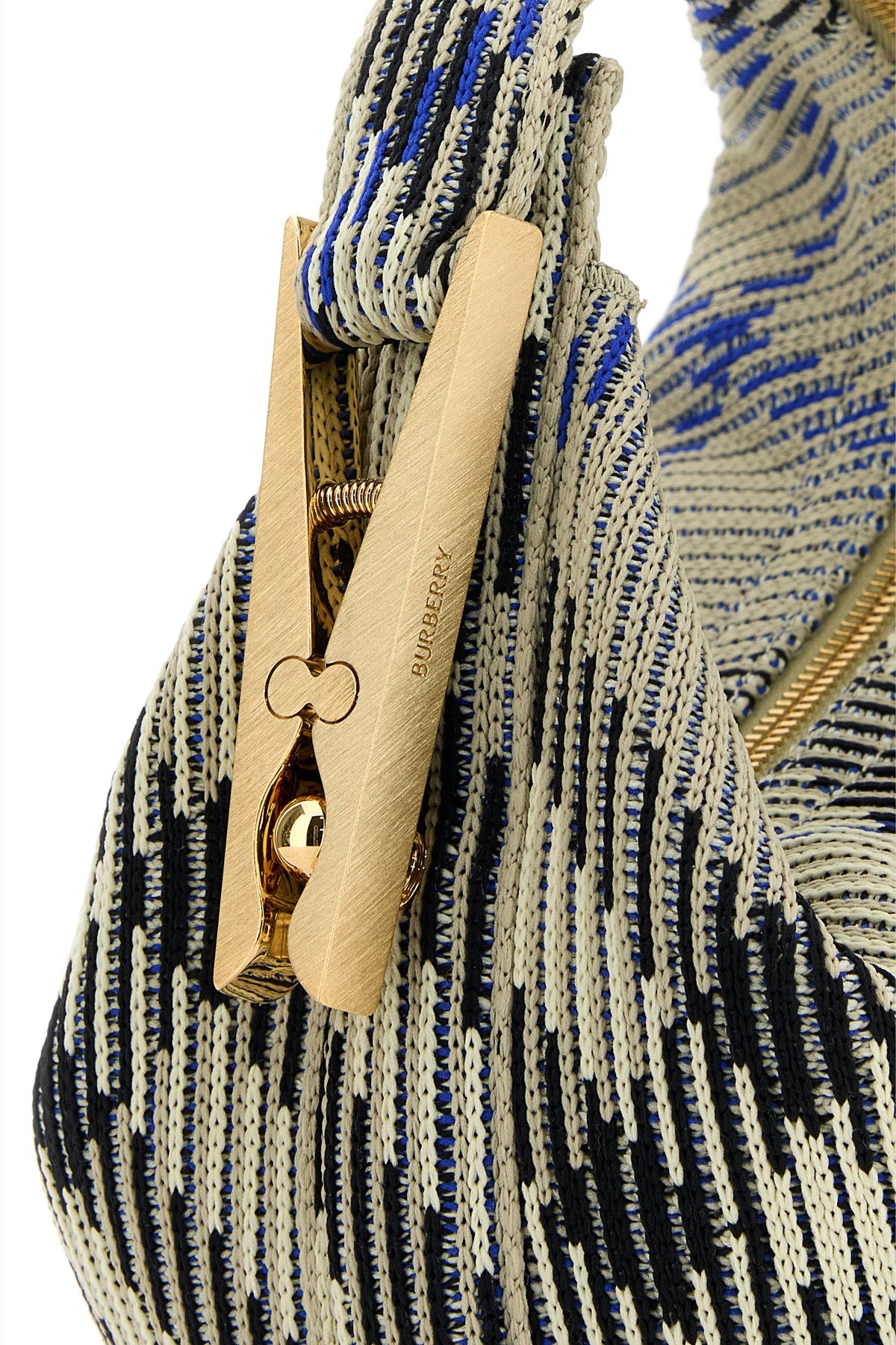 Embroidered nylon mini Peg handbag - 4