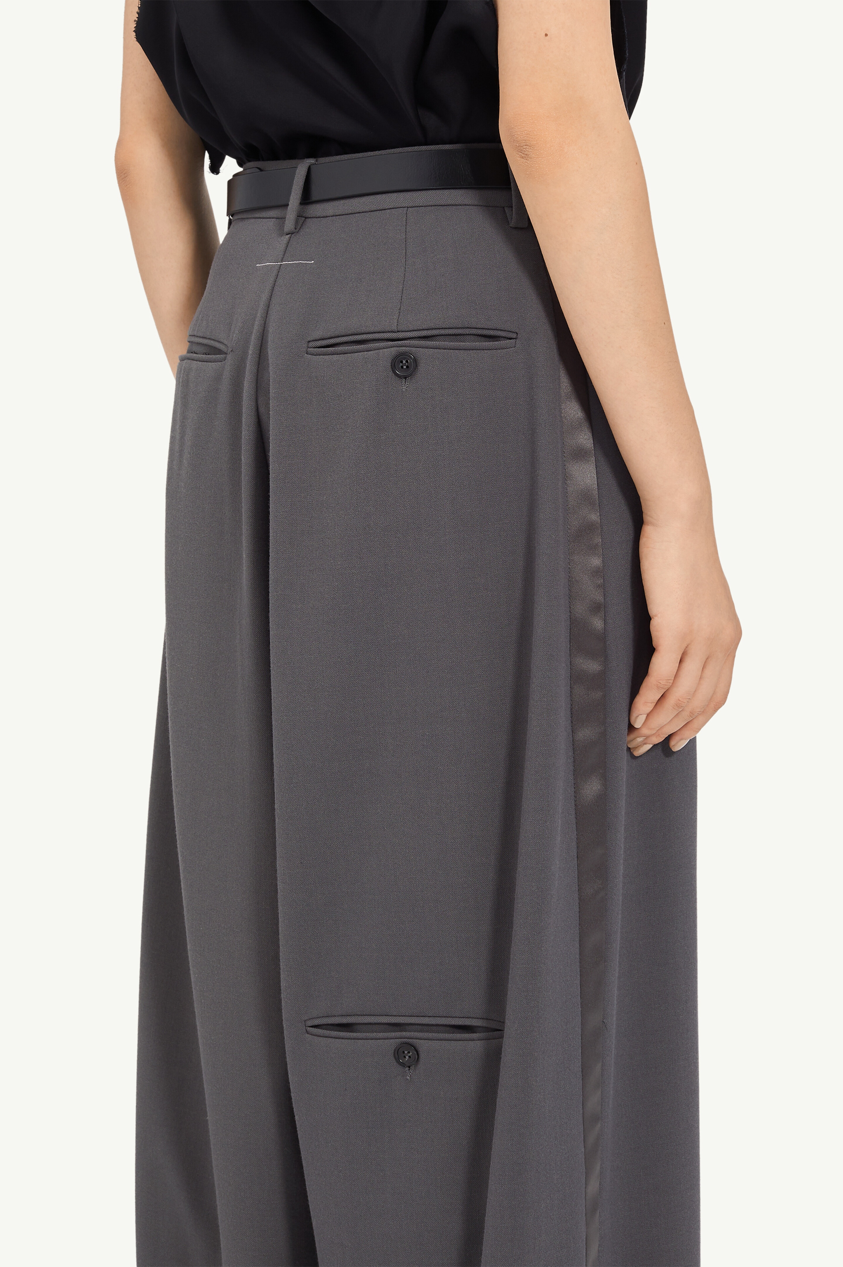 Fluid Gabardine Trousers - 5