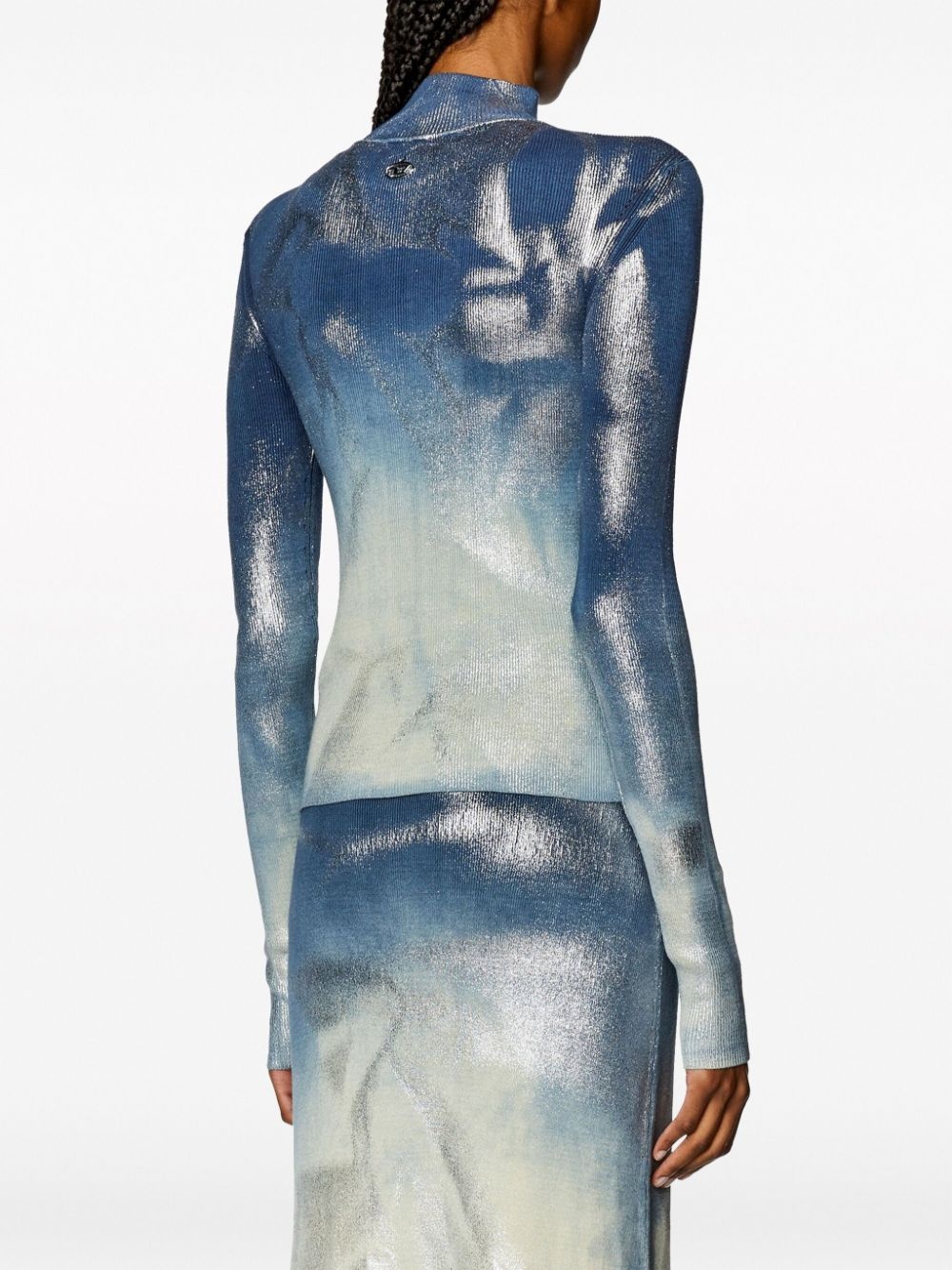 M-Ileen metallic-effect jumper - 4