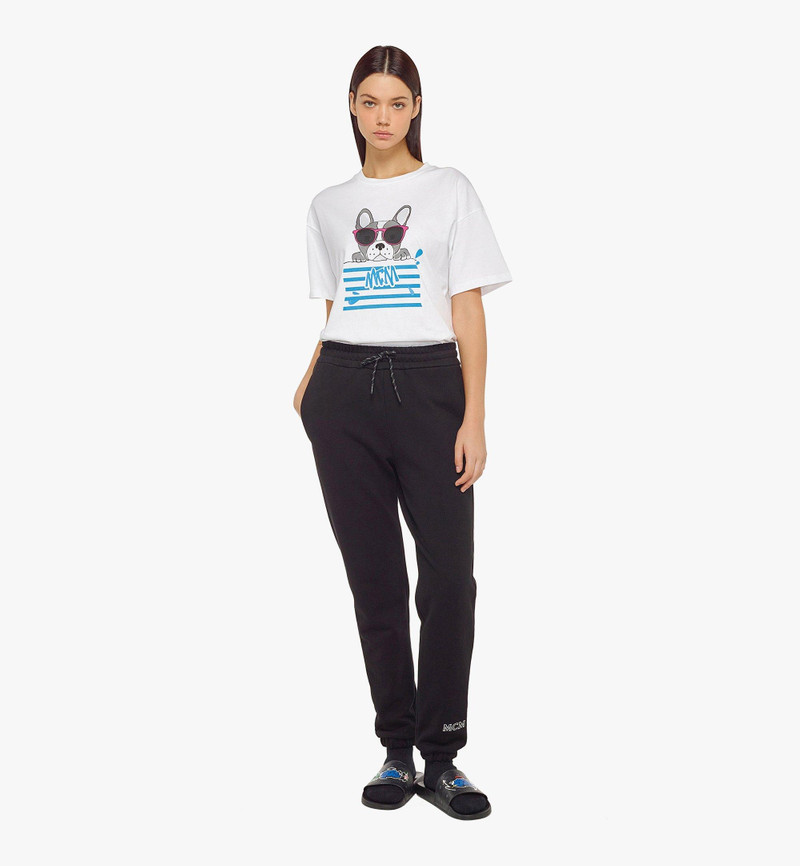 MCM Women’s MCM Essentials Logo Sweatpants in Organic Cotton outlook