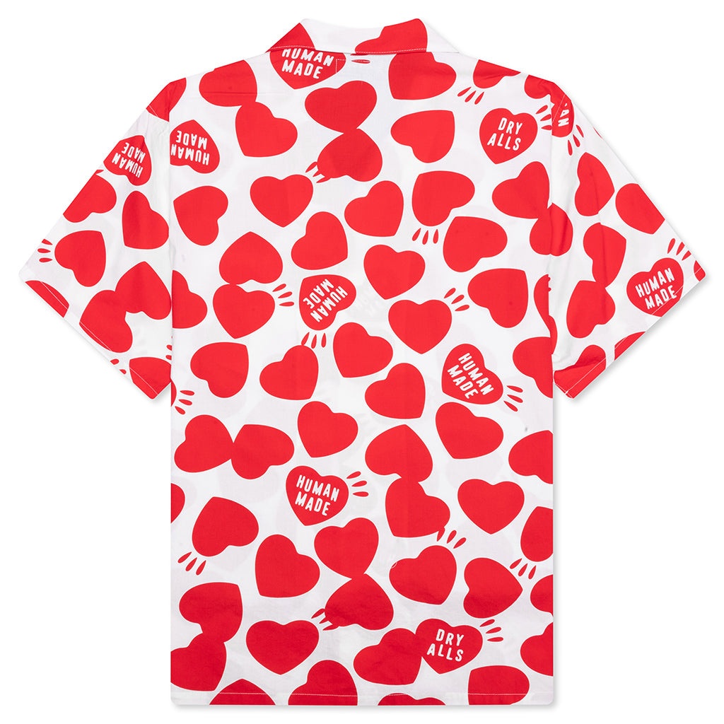 HEART ALOHA SHIRT - WHITE - 2