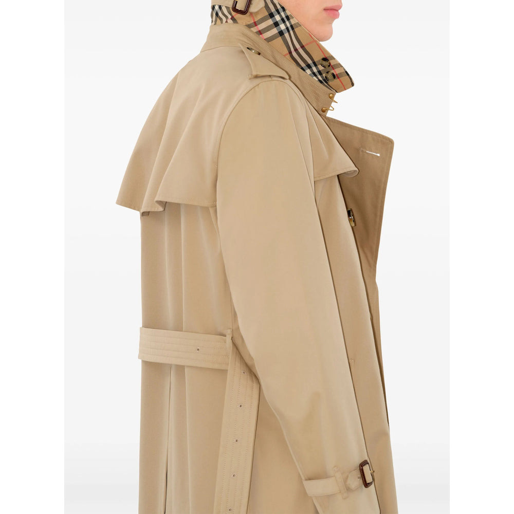 Burberry Neutrals Coats - Trench Coats Men - 6