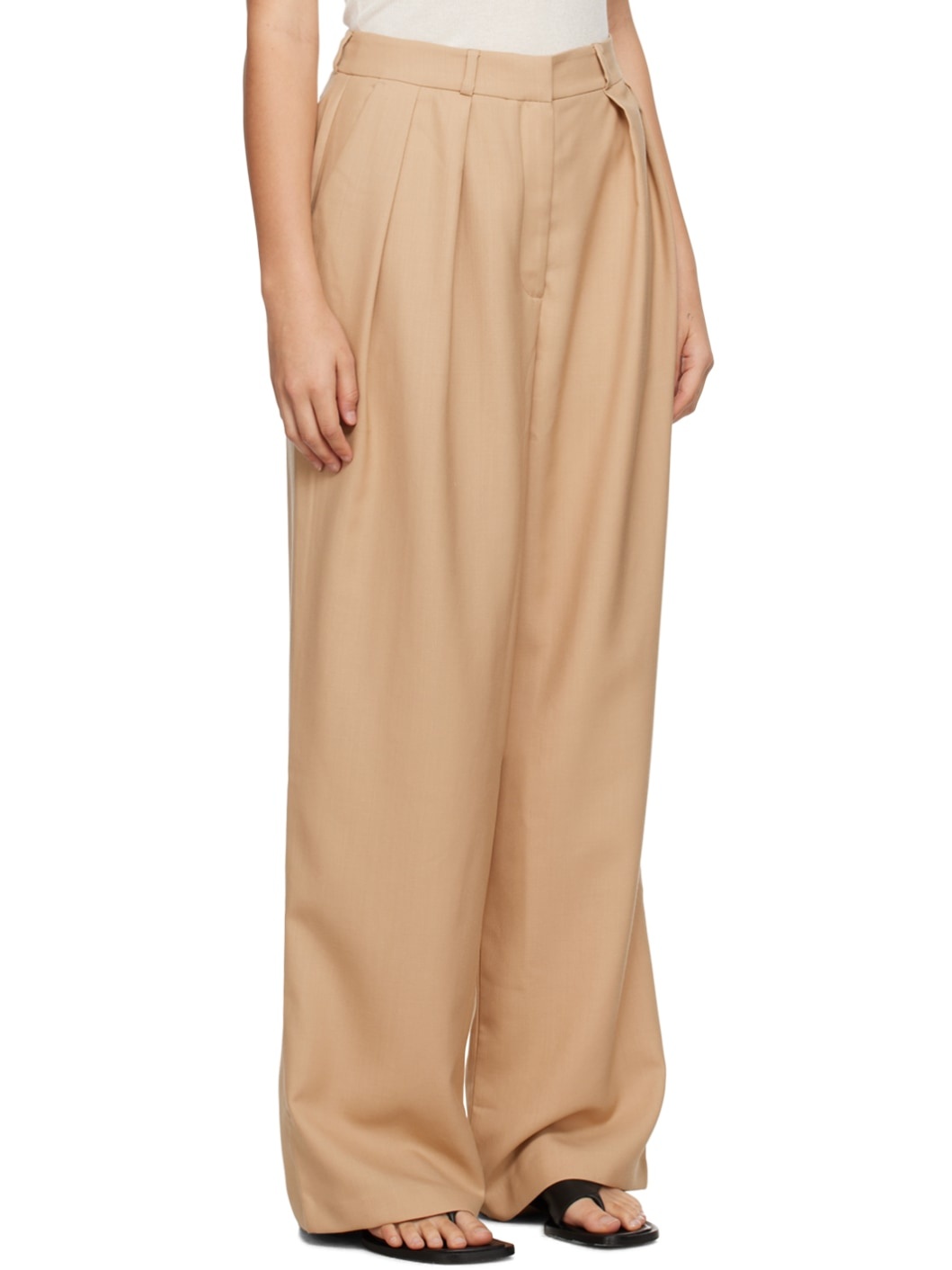 Tan Tansy Trousers - 2