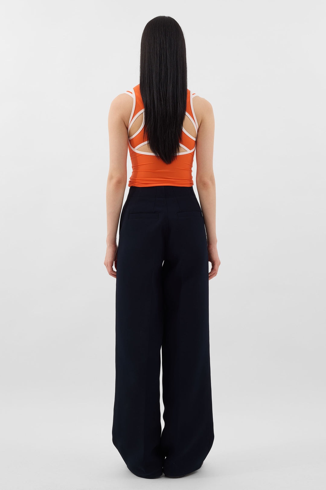 SUPER STRETCH COMBINED TOP / bright orange - 5