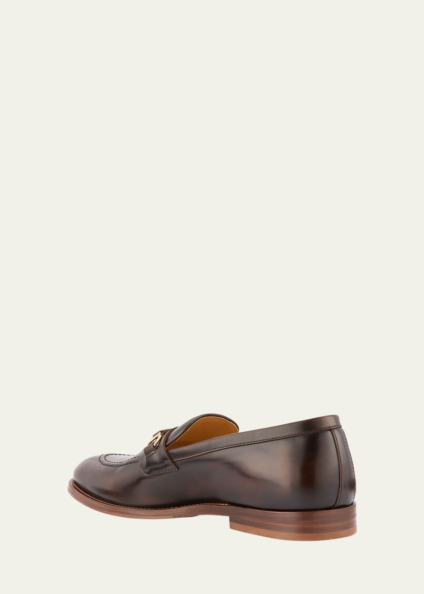 Men's Leather Bit Loafers - 4
