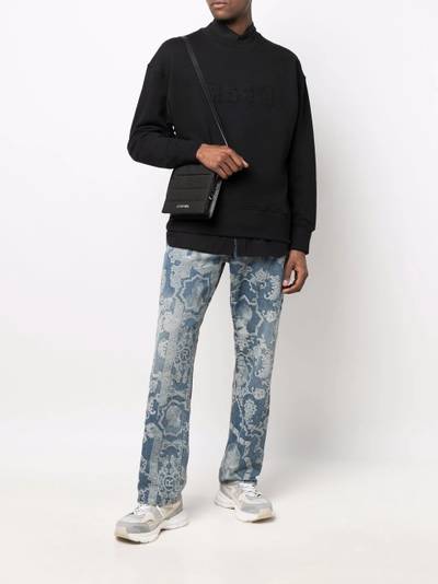 MSGM embossed-logo sweatshirt outlook