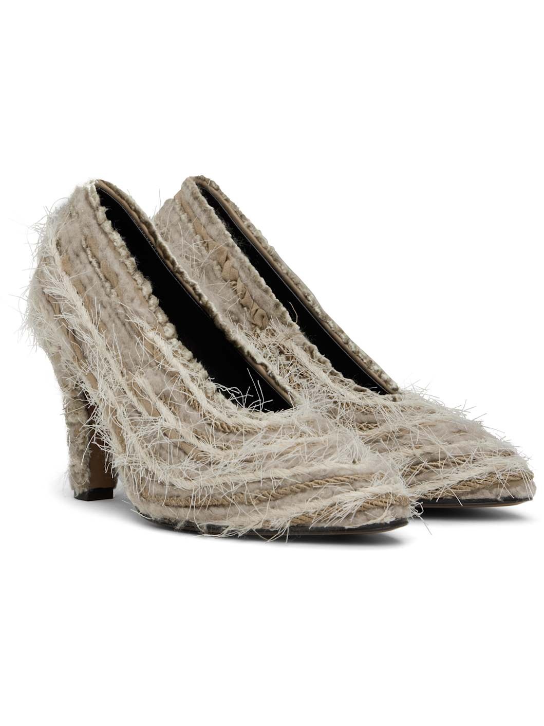 Beige Prudens Heels - 4