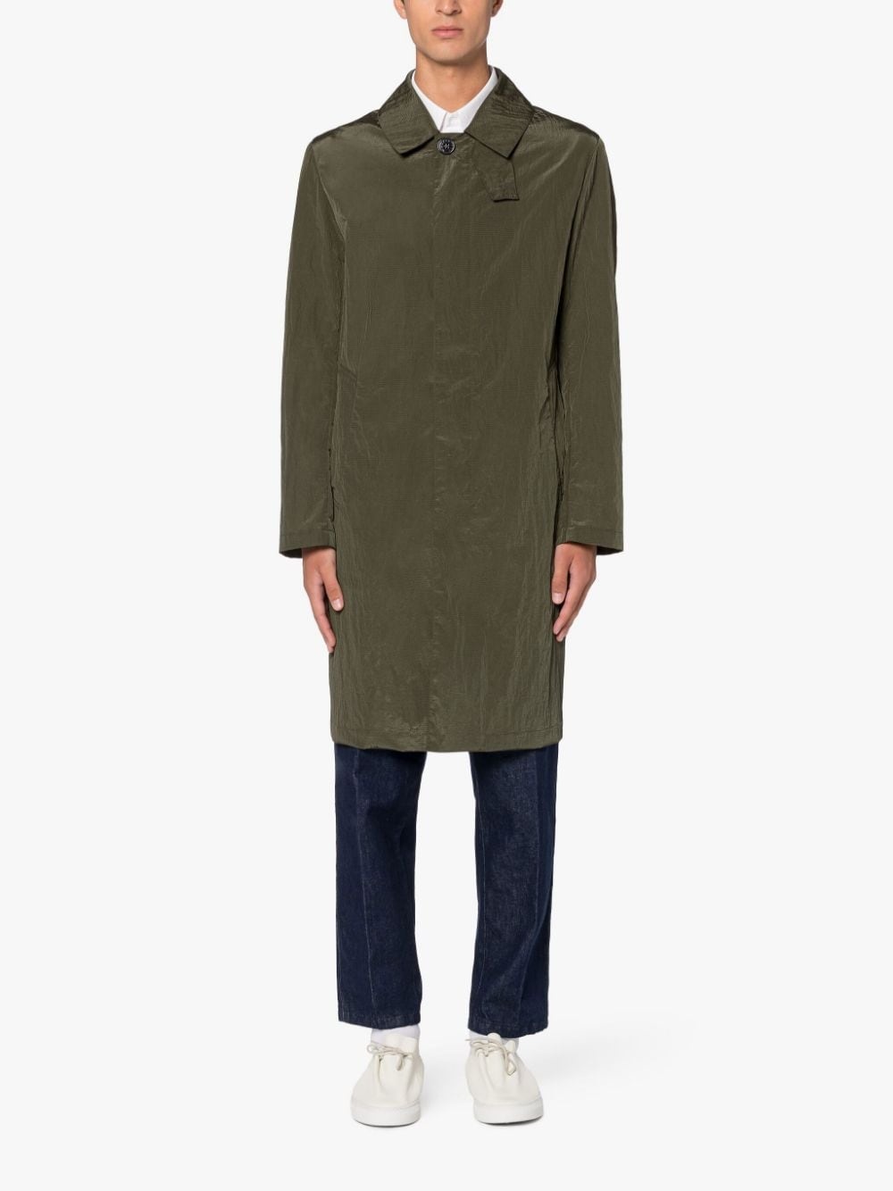 Mackintosh Norfolk long-sleeve raincoat - Green